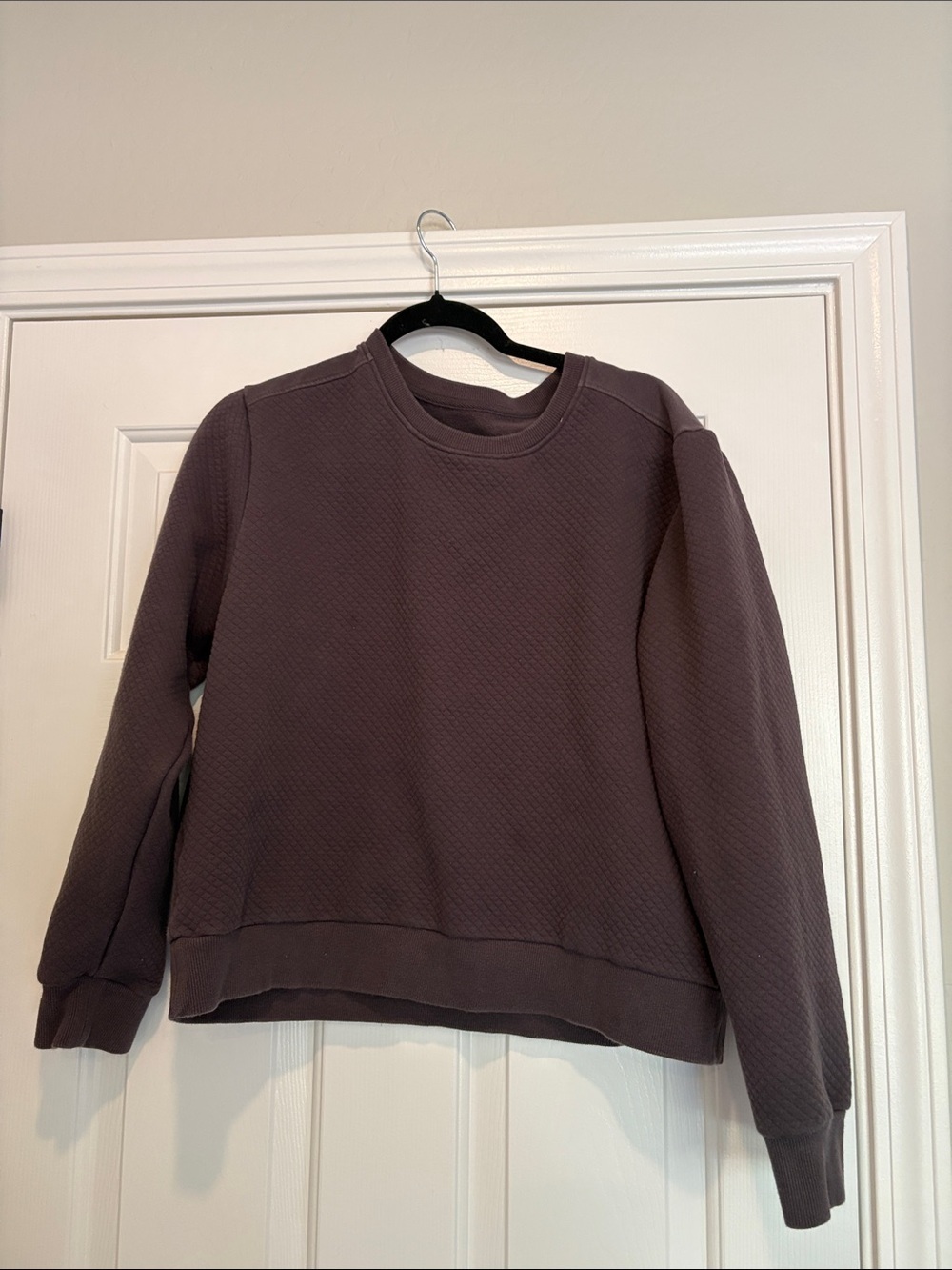 Born primitive Classic Quilted Crewneck Sweatshirt - Gray size large